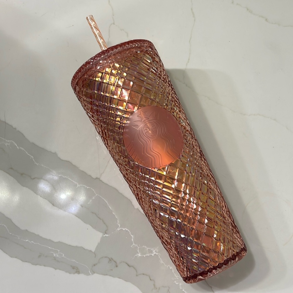 Starbucks Rose Gold Tumbler ✨